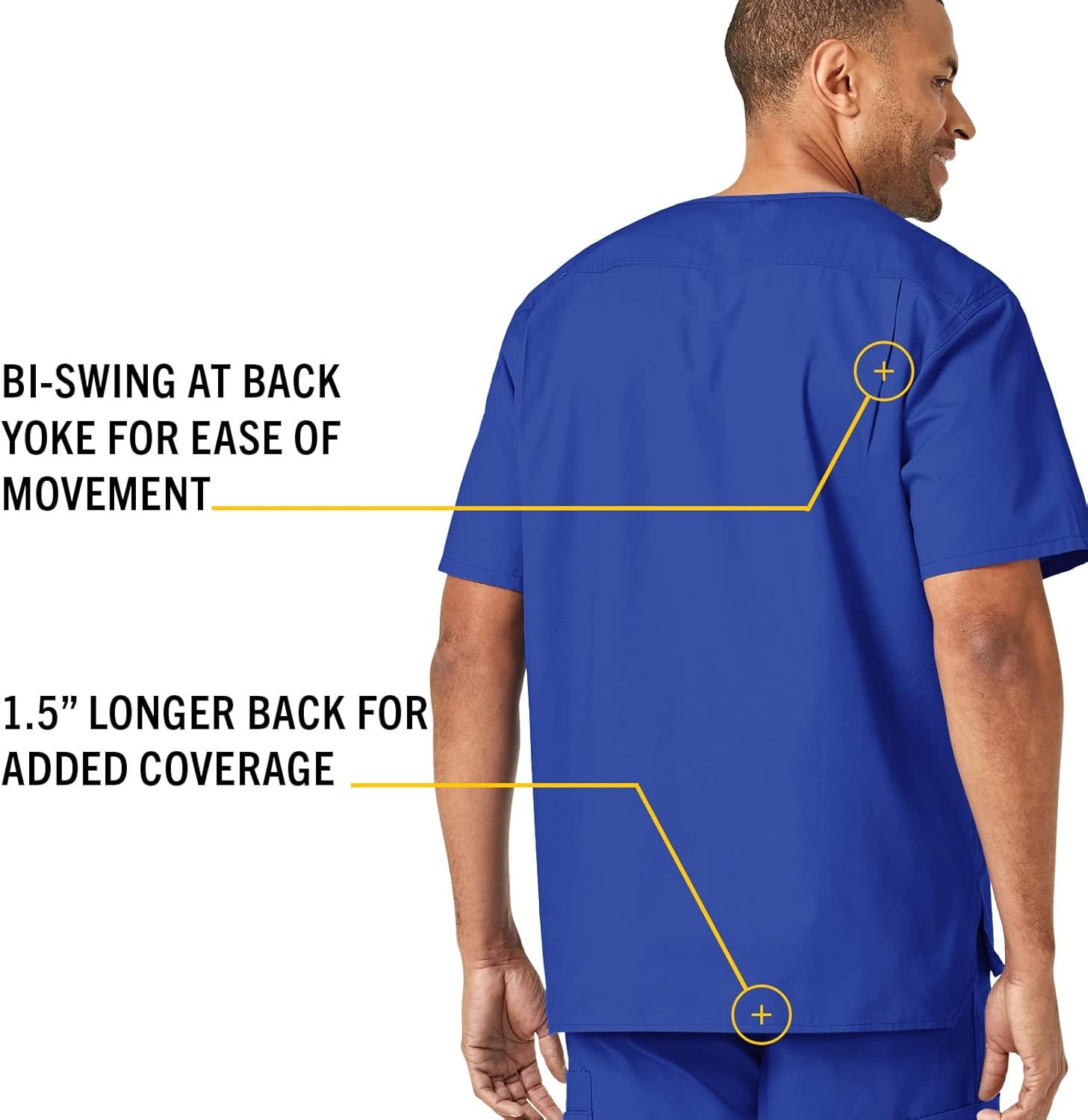 image:imageCarhartt Ripstop amp SubScrubs Scrubs for Men Utility Scrub TopsRoyal