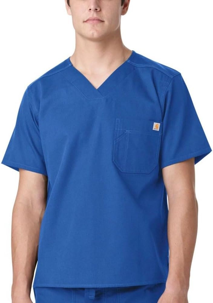 image:imageCarhartt Ripstop amp SubScrubs Scrubs for Men Utility Scrub TopsRoyal