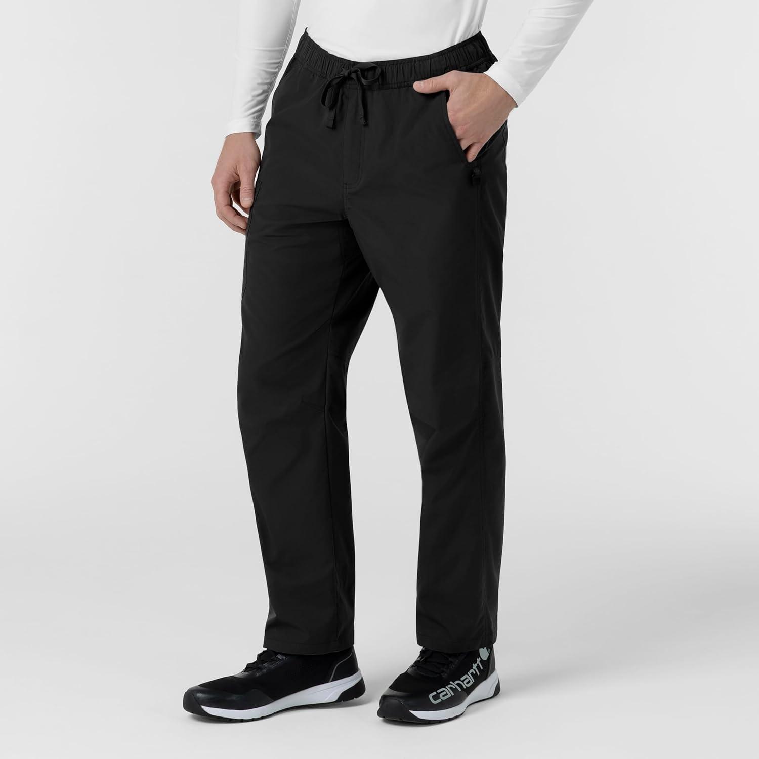 image:imageCarhartt Rugged Flex FLD Mens Ripstop Straight Leg Cargo Scrub PantBlack