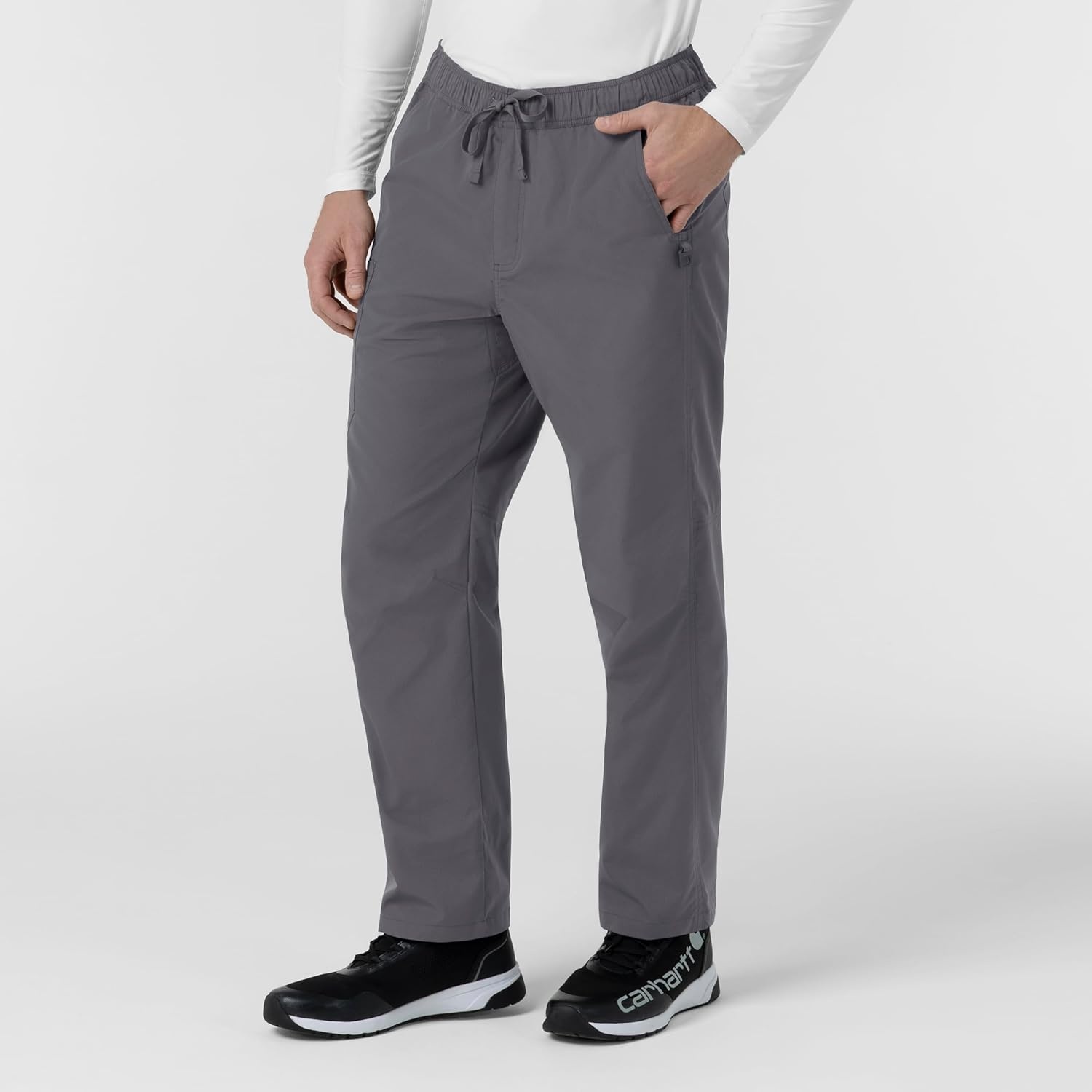 image:imageCarhartt Rugged Flex FLD Mens Ripstop Straight Leg Cargo Scrub PantPewter