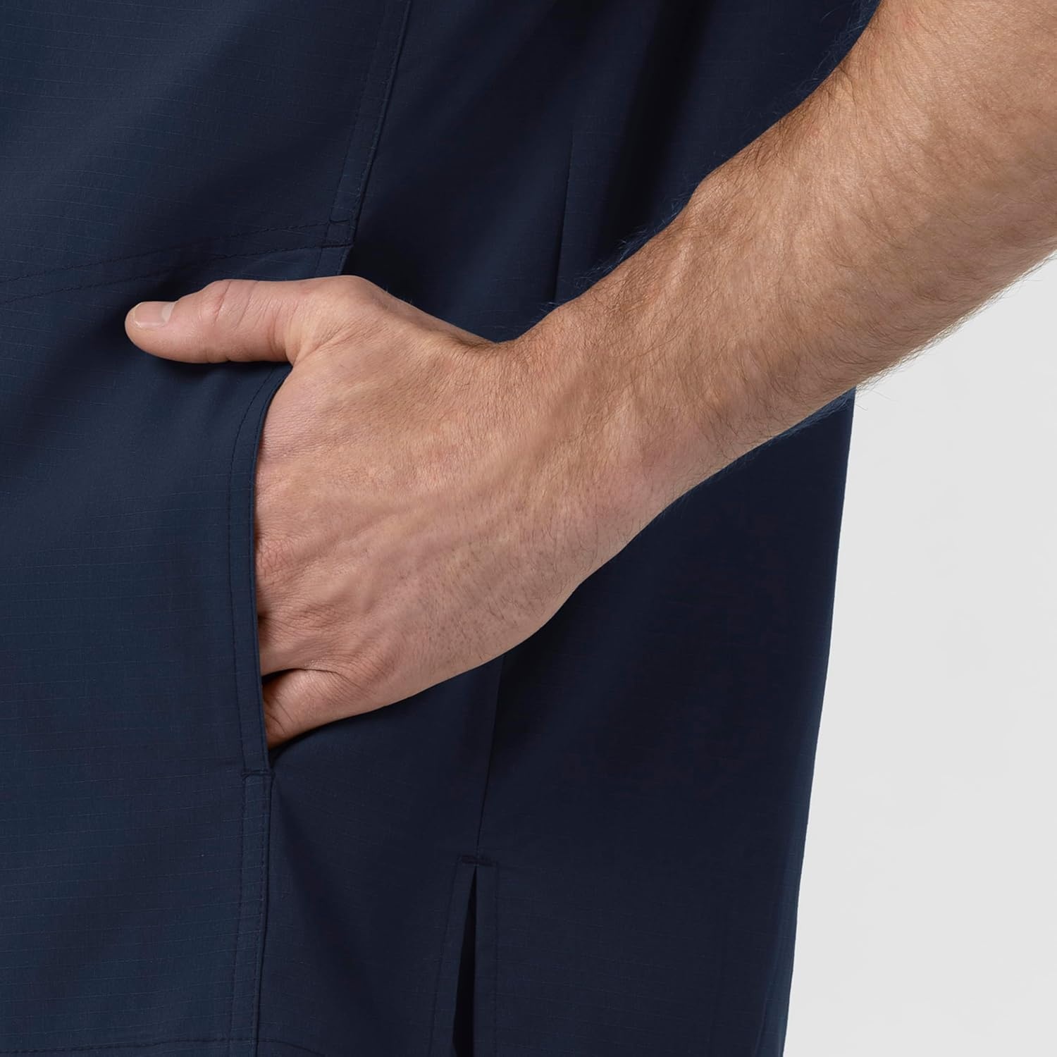 image:imageCarhartt Rugged Flex FLD Mens Ripstop VNeck Scrub TopNavy