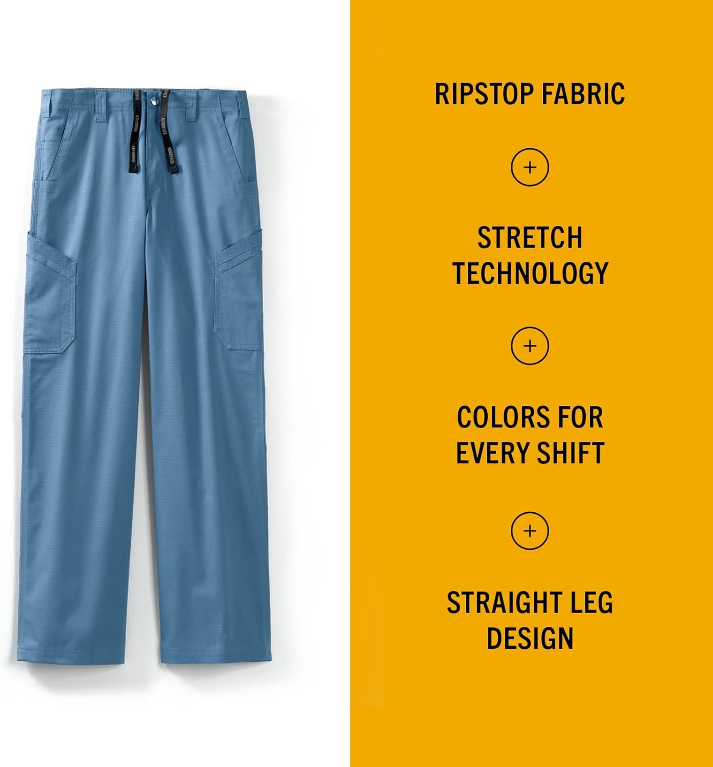 image:imageCarhartt Rugged Flex Ripstop Mens Straight Leg Cargo Scrub PantAzure Blue