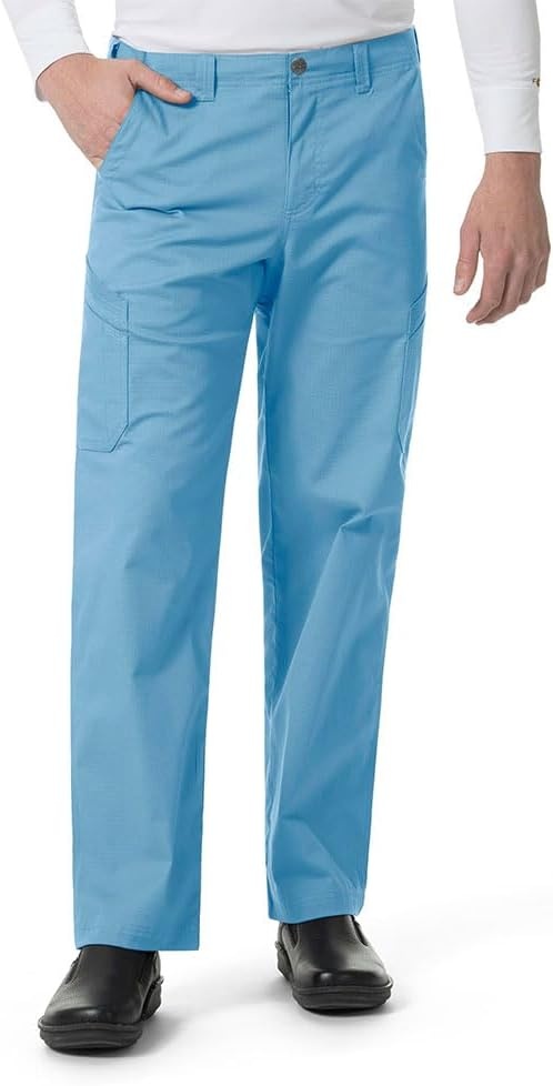image:imageCarhartt Rugged Flex Ripstop Mens Straight Leg Cargo Scrub PantAzure Blue
