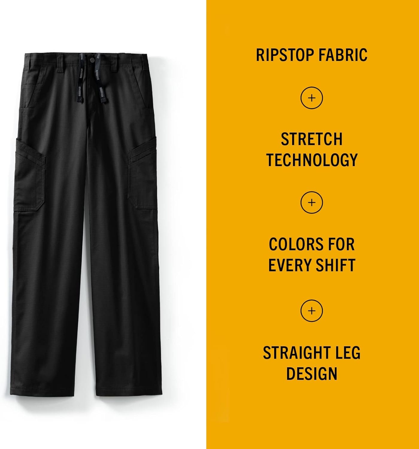 image:imageCarhartt Rugged Flex Ripstop Mens Straight Leg Cargo Scrub PantBlack