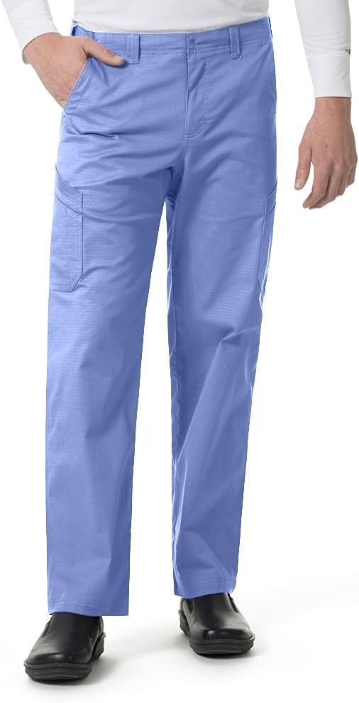 image:imageCarhartt Rugged Flex Ripstop Mens Straight Leg Cargo Scrub PantCeil Blue