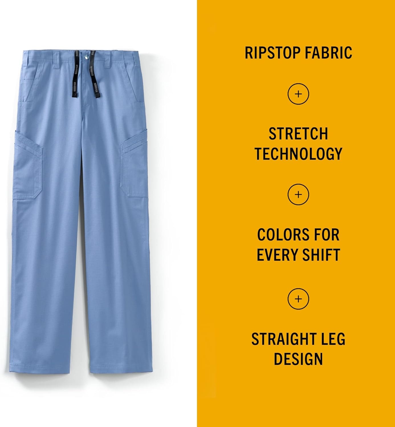 image:imageCarhartt Rugged Flex Ripstop Mens Straight Leg Cargo Scrub PantCeil Blue