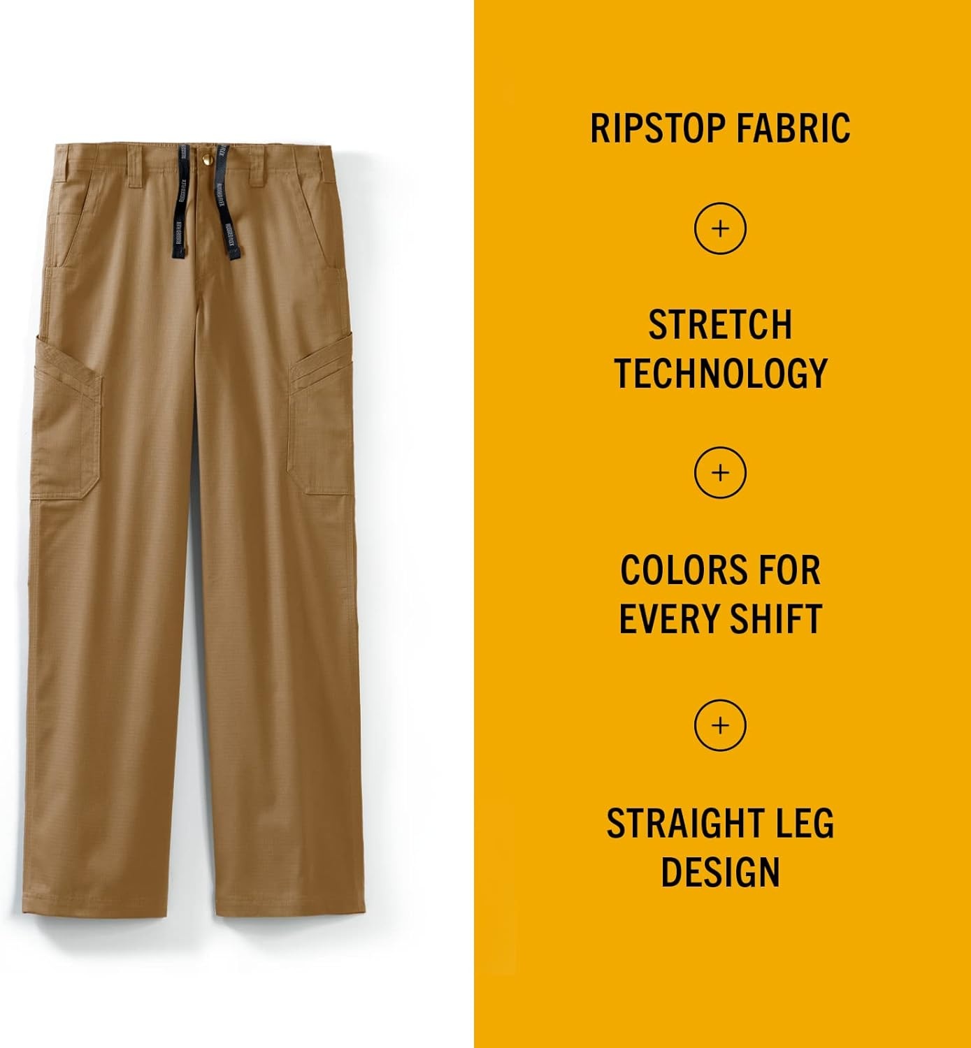 image:imageCarhartt Rugged Flex Ripstop Mens Straight Leg Cargo Scrub PantDijon