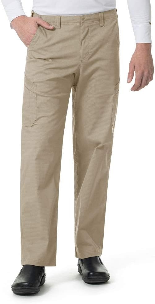 image:imageCarhartt Rugged Flex Ripstop Mens Straight Leg Cargo Scrub PantKhaki