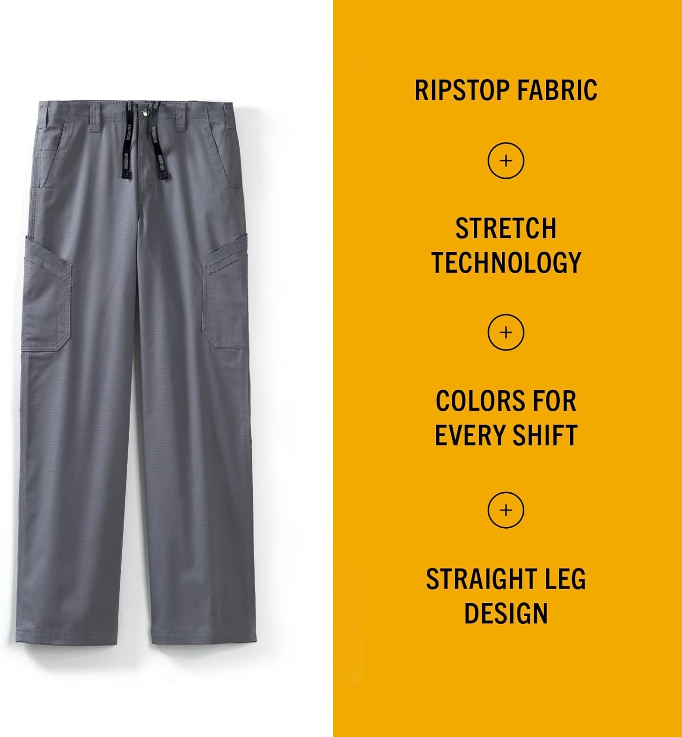 image:imageCarhartt Rugged Flex Ripstop Mens Straight Leg Cargo Scrub PantPewter