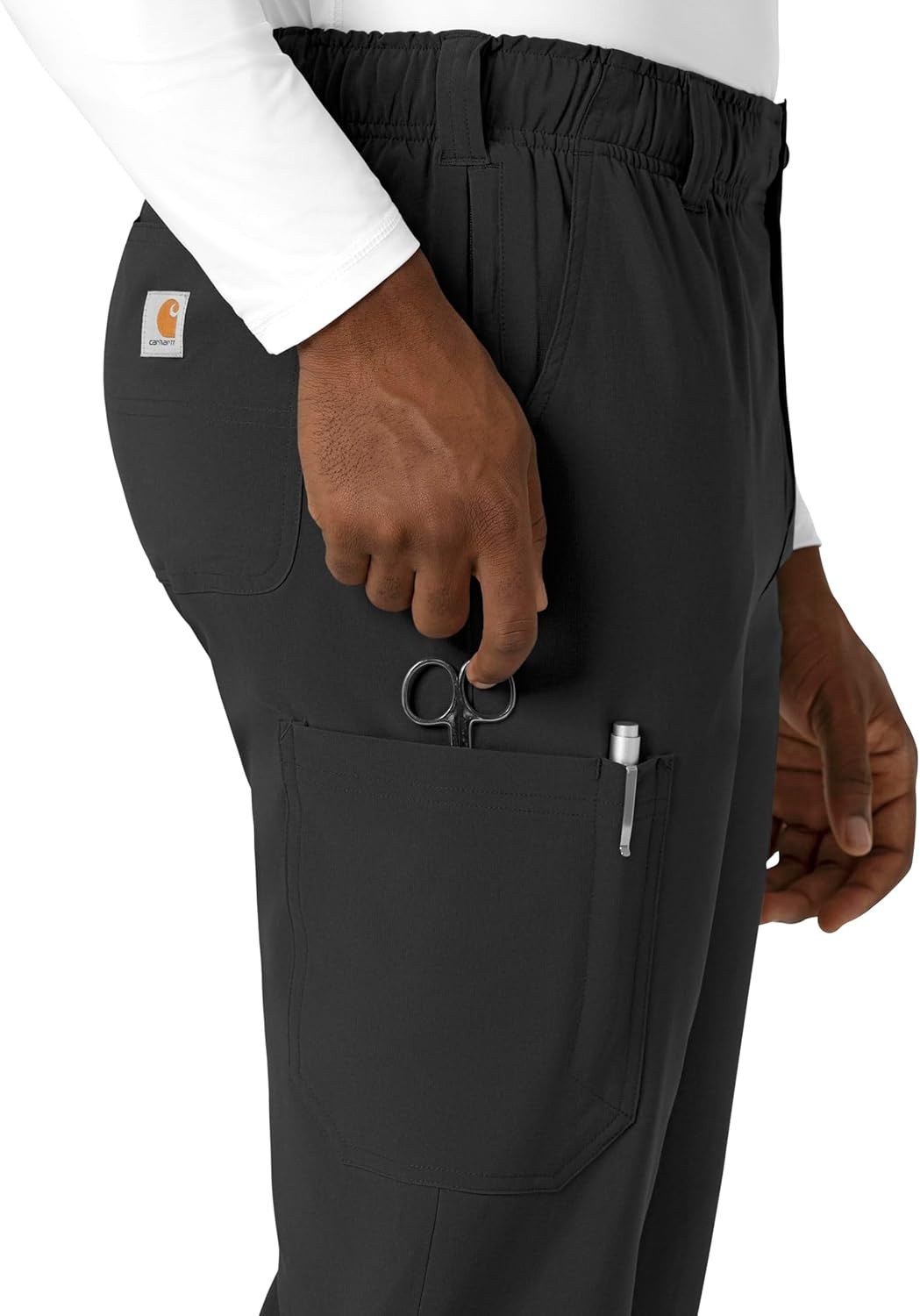 image:imageCarhartt Rugged Flex Ripstop Mens Straight Leg Scrub PantBlack