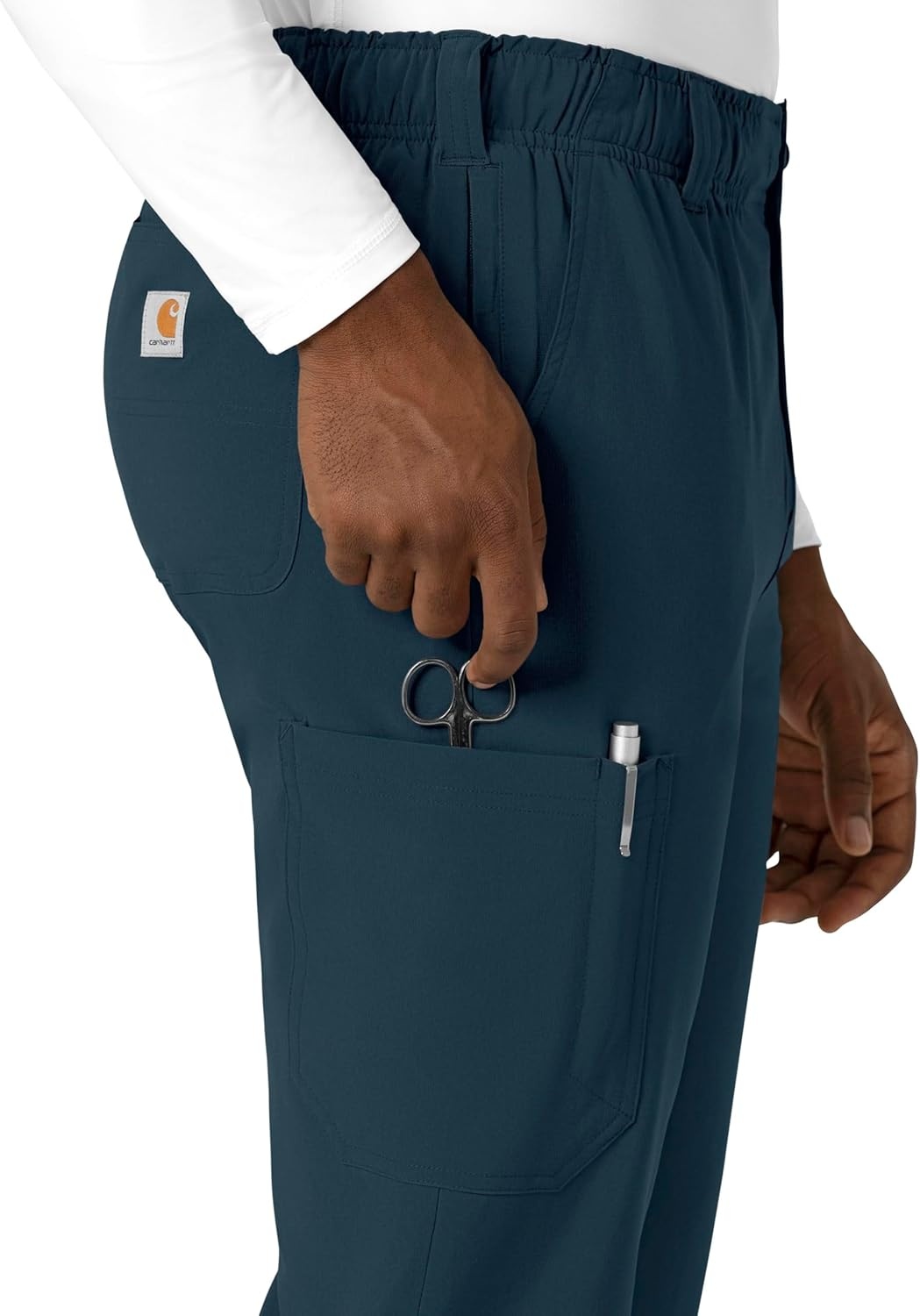 image:imageCarhartt Rugged Flex Ripstop Mens Straight Leg Scrub PantNavy
