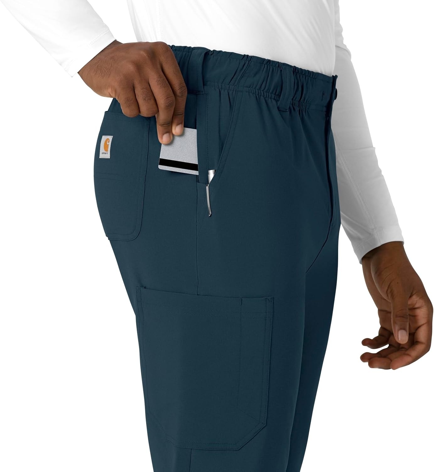 image:imageCarhartt Rugged Flex Ripstop Mens Straight Leg Scrub PantNavy