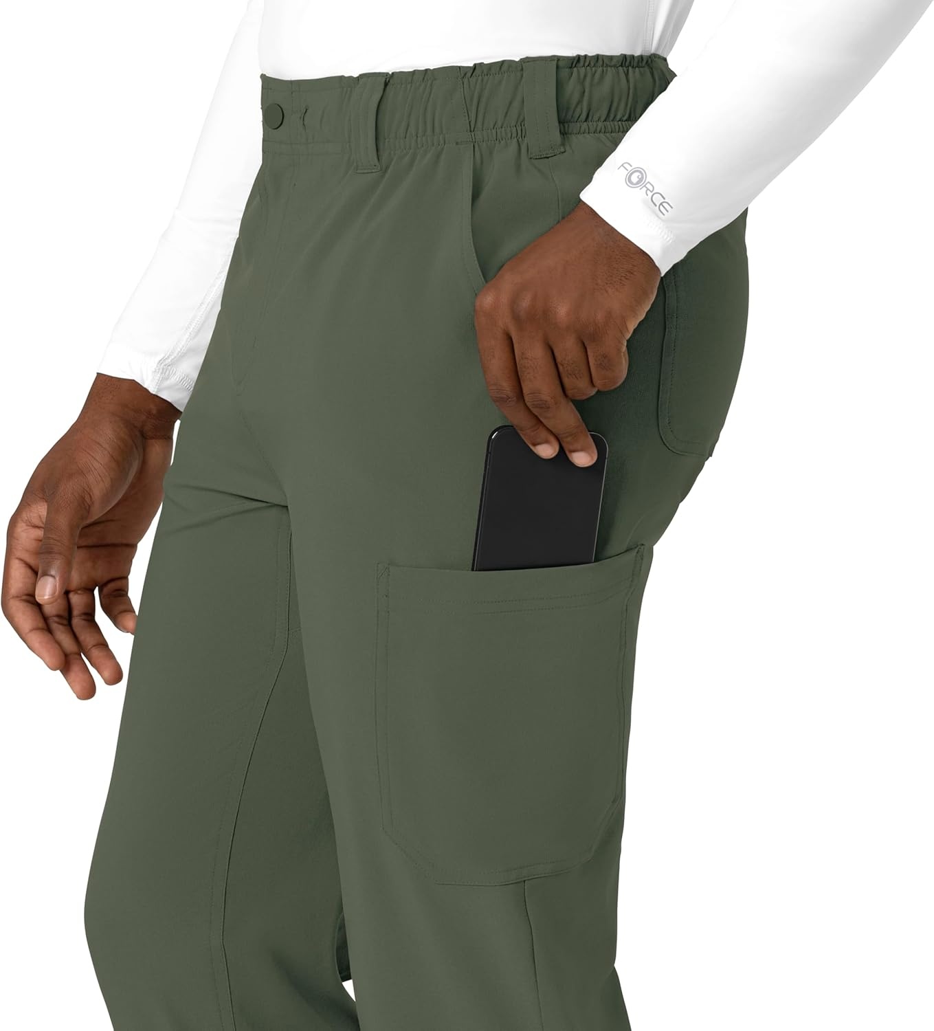 image:imageCarhartt Rugged Flex Ripstop Mens Straight Leg Scrub PantOlive