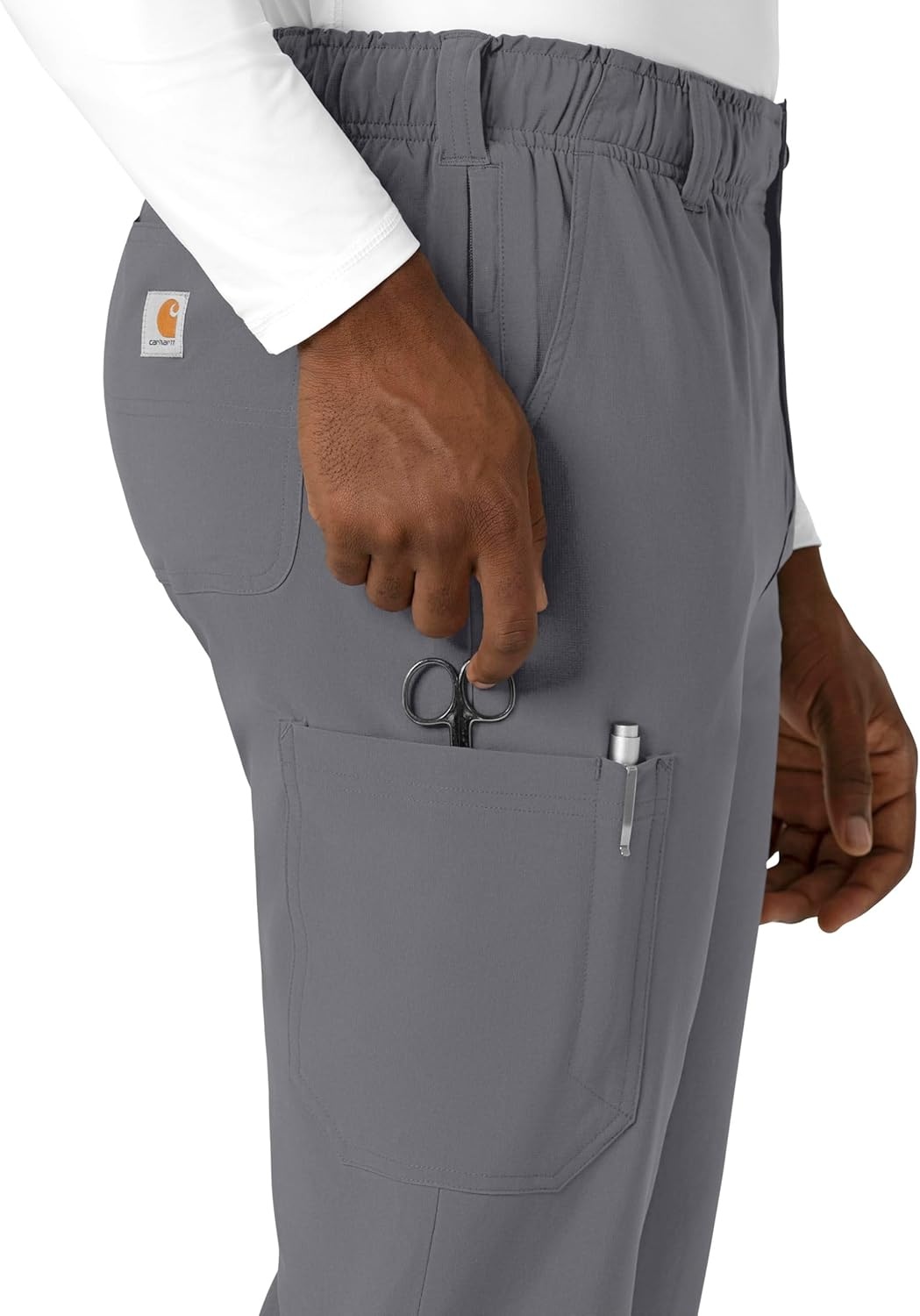 image:imageCarhartt Rugged Flex Ripstop Mens Straight Leg Scrub PantPewter