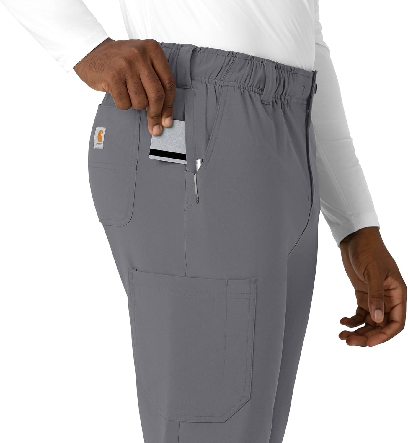 image:imageCarhartt Rugged Flex Ripstop Mens Straight Leg Scrub PantPewter