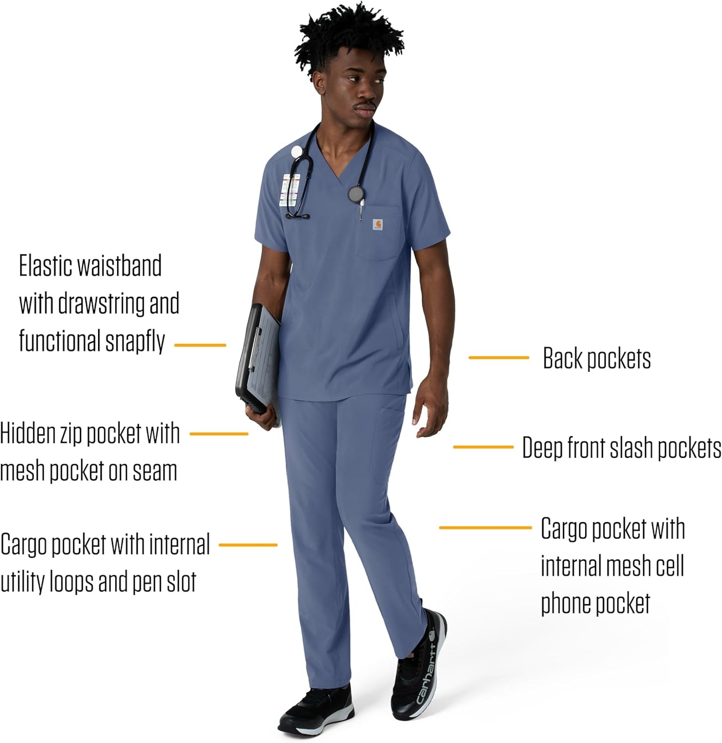 image:imageCarhartt Rugged Flex Ripstop Mens Straight Leg Scrub PantRiverside