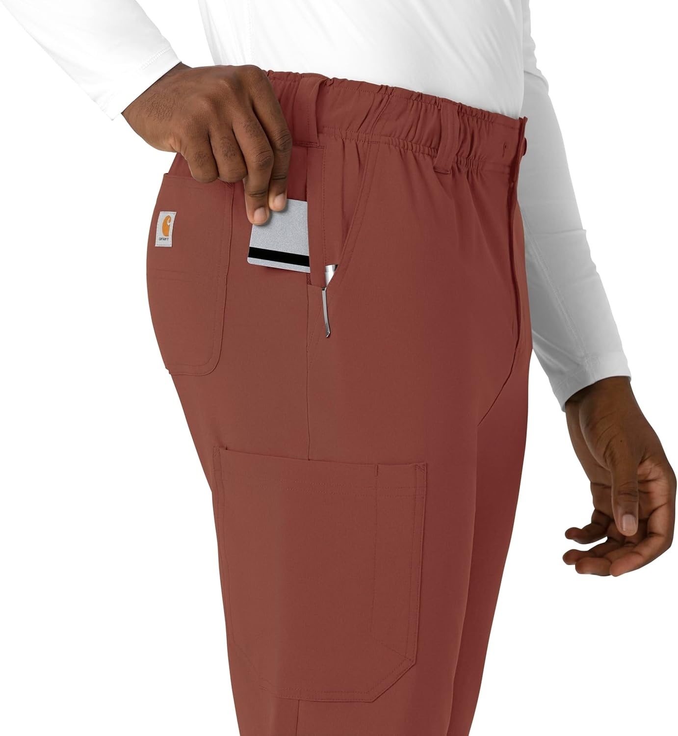 image:imageCarhartt Rugged Flex Ripstop Mens Straight Leg Scrub PantSable