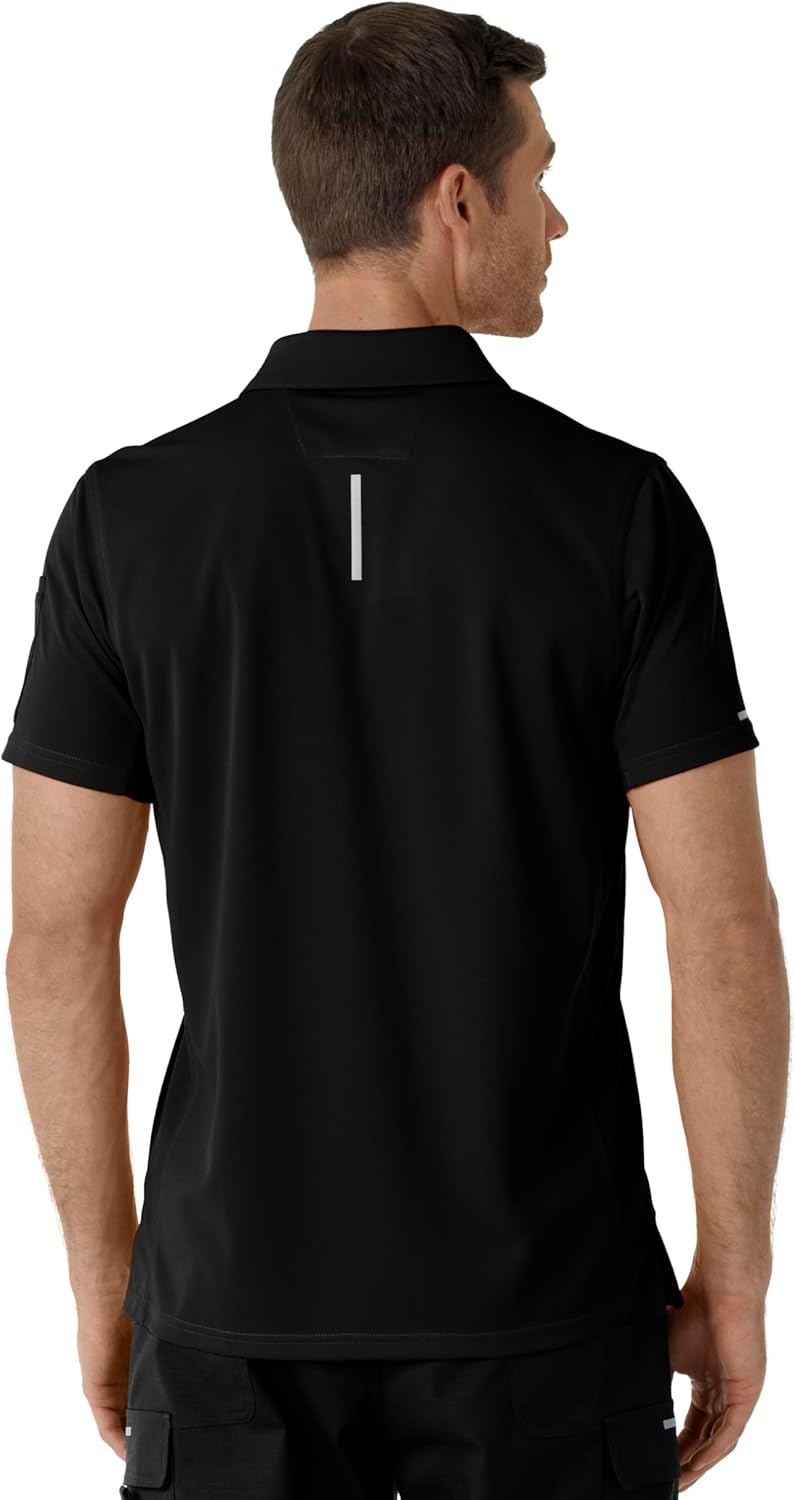 image:imageCarhartt Scrubs C16110 Mens Force CrossFlex Modern Fit Chest PocketBlack