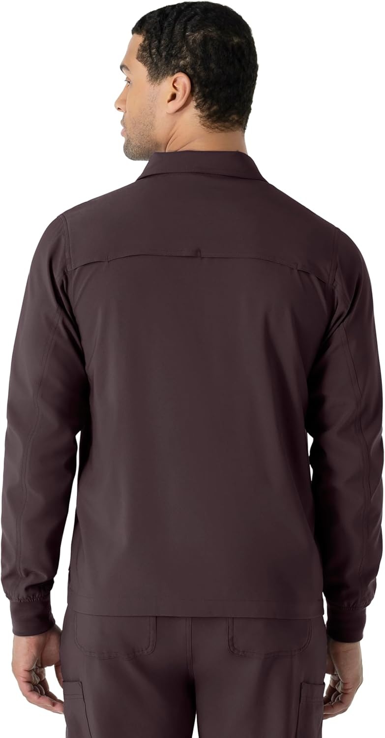 image:imageCarhartt Scrubs C80023 Mens Rugged Flex Modern Fit Bonded Fleece JackDark Sepia