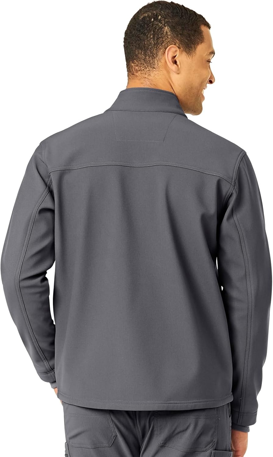 image:imageCarhartt Scrubs C80023 Mens Rugged Flex Modern Fit Bonded Fleece JackPewter