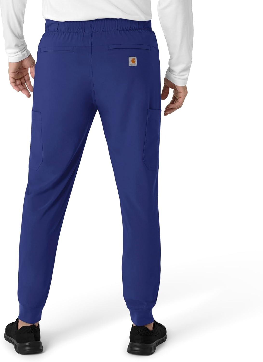 image:imageCarhartt Scrubs for Men Force CrossFlex Joggers Pants with Drawstring and 7 PocketsGalaxy Blue