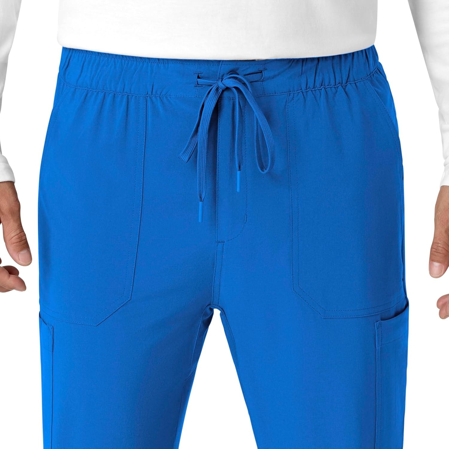 image:imageCarhartt Scrubs for Men Force CrossFlex Joggers Pants with Drawstring and 7 PocketsRoyal