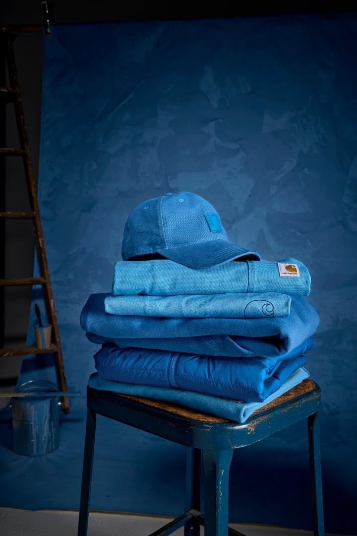 image:imageCarhartt mens Canvas Cap CloseoutDark Horizon Blue