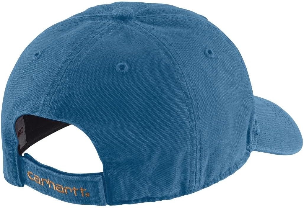 image:imageCarhartt mens Canvas Cap CloseoutDark Horizon Blue