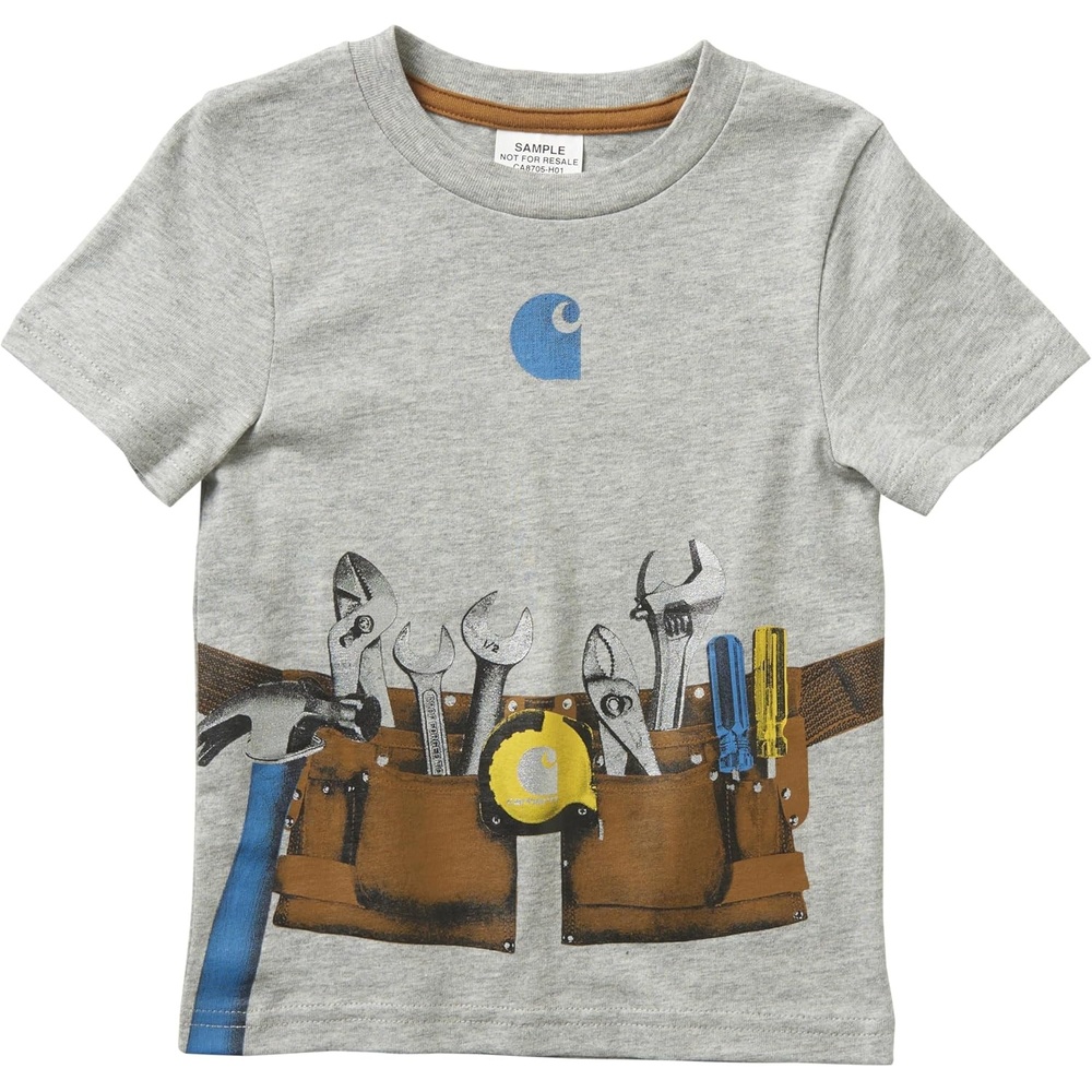 image:imageCarhartt Boys Boys Short Sleeve Tee ShirtHeather Gray