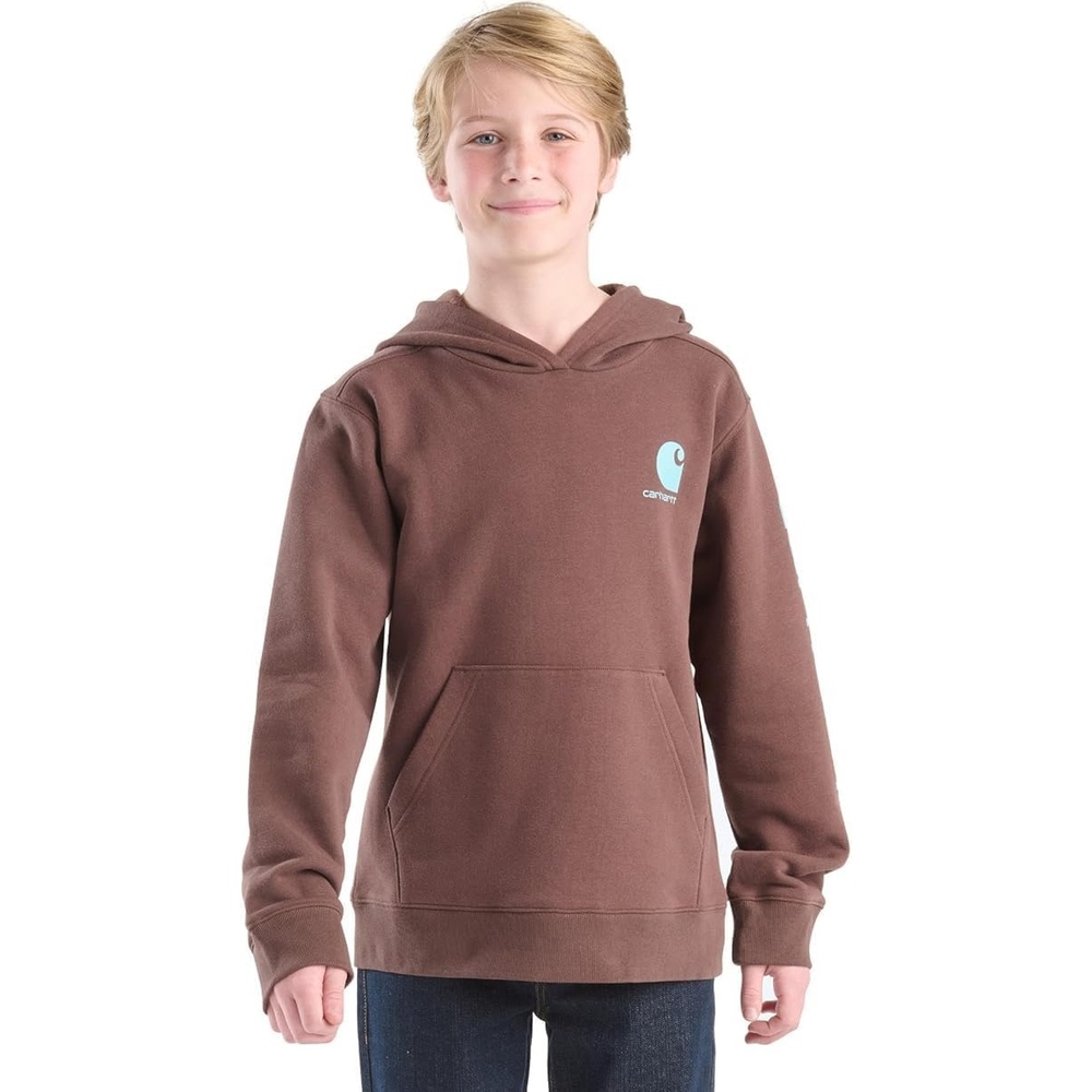 image:imageCarhartt Boyss Long Sleeve Hooded SweatshirtChestnut