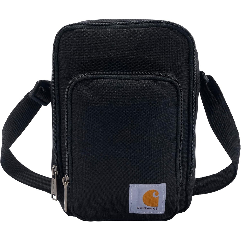 image:imageCarhartt Crossbody Zip Bag Durable Adjustable Crossbody Bag with Zipper Closure for Men and WomenEssential Crossbody Bag Black
