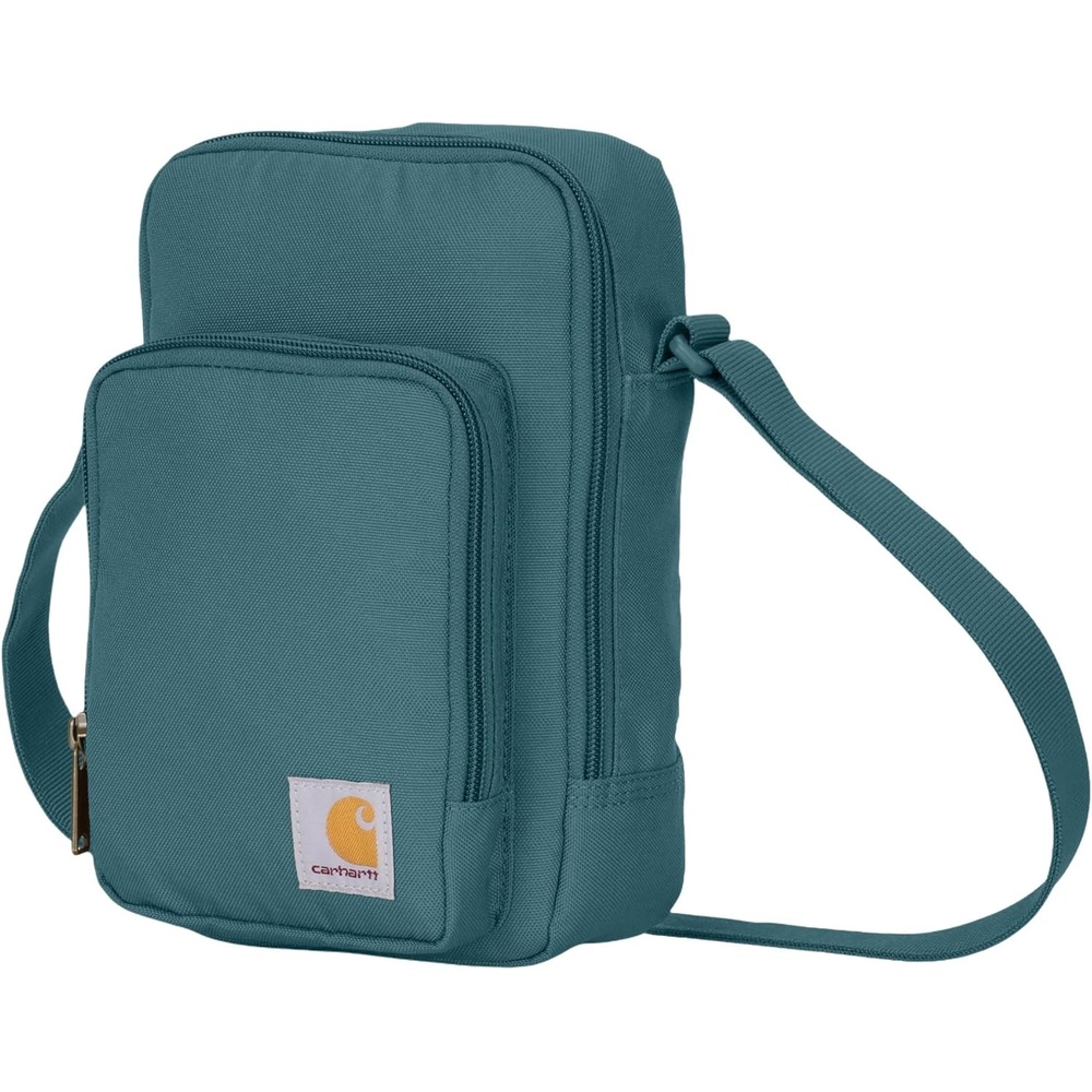 image:imageCarhartt Crossbody Zip Bag Durable Adjustable Crossbody Bag with Zipper Closure for Men and WomenHarbor Teal