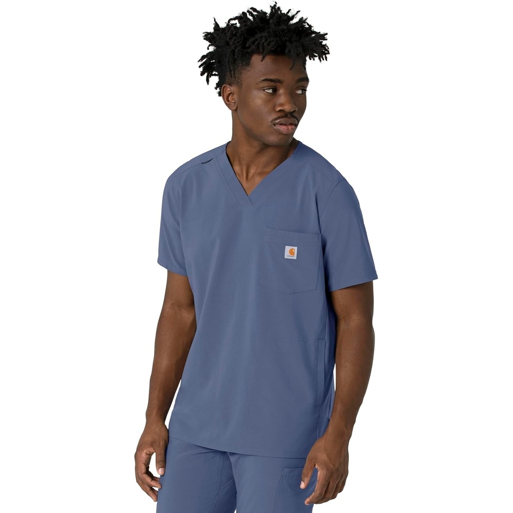 image:imageCarhartt Force CrossFlex Mens VNeck Scrub TopRiverside