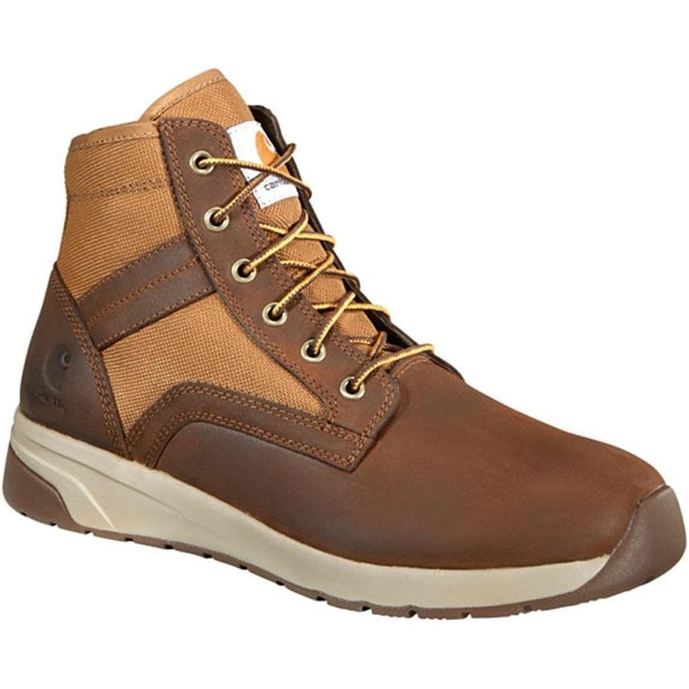 image:imageCarhartt Force Nano Toe Lightweight Mens Sneakers Boots WaterResistant Leather Durable Midsole SlipResistant OutsoleBrown Leather Tan Duck