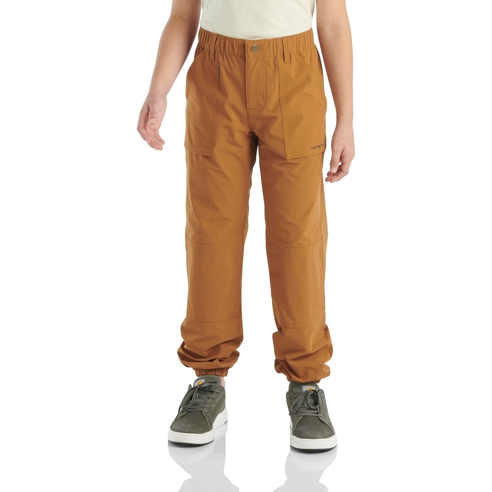 image:imageCarhartt Kids CK8443 Rugged Flex Loose Fit Utility Jogger BoysCarhartt Brown