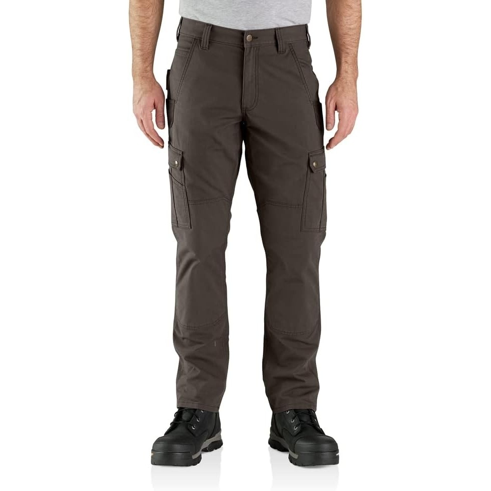 image:imageCarhartt Mens 105461 Rugged Flex Relaxed Fit Ripstop Cargo Work PantDark Coffee
