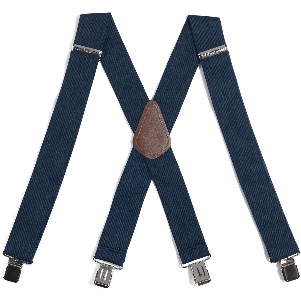 image:imageCarhartt Mens A0005520 Rugged Flex Elastic TwoTone SuspendersElastic Navy