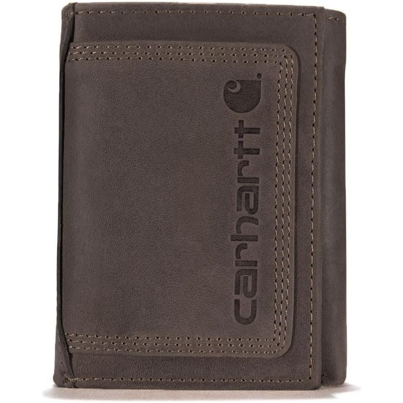 image:imageCarhartt Mens B0000213 Detroit Trifold WalletBrown