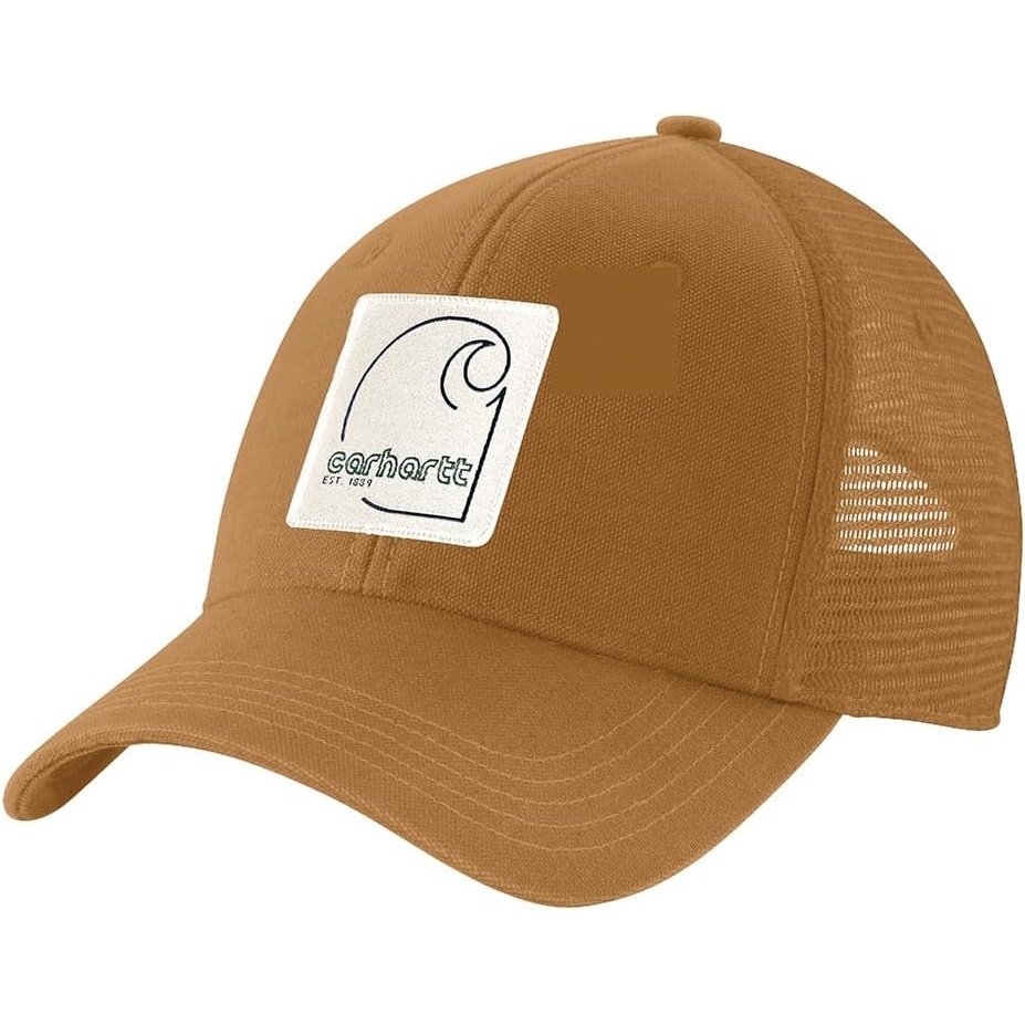 image:imageCarhartt Mens Canvas MeshBack C Patch CapCarhartt Brown