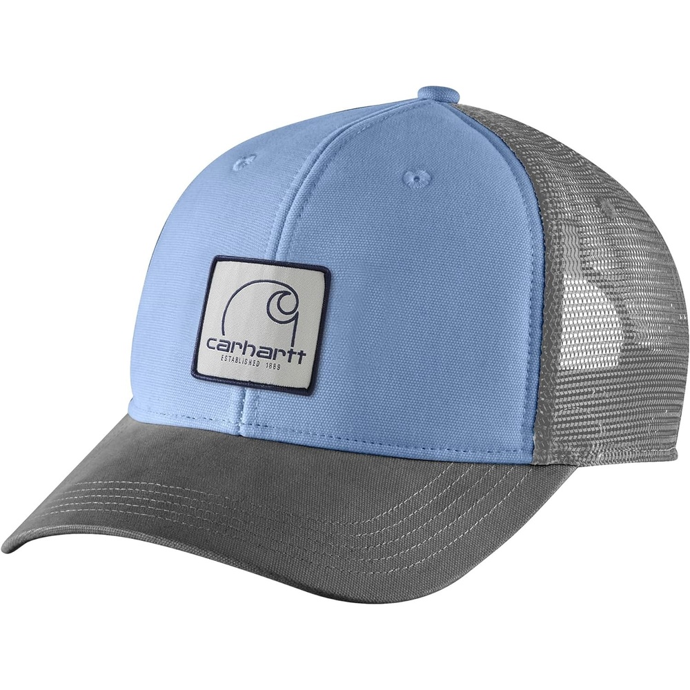 image:imageCarhartt Mens Canvas MeshBack C Patch CapSkystone
