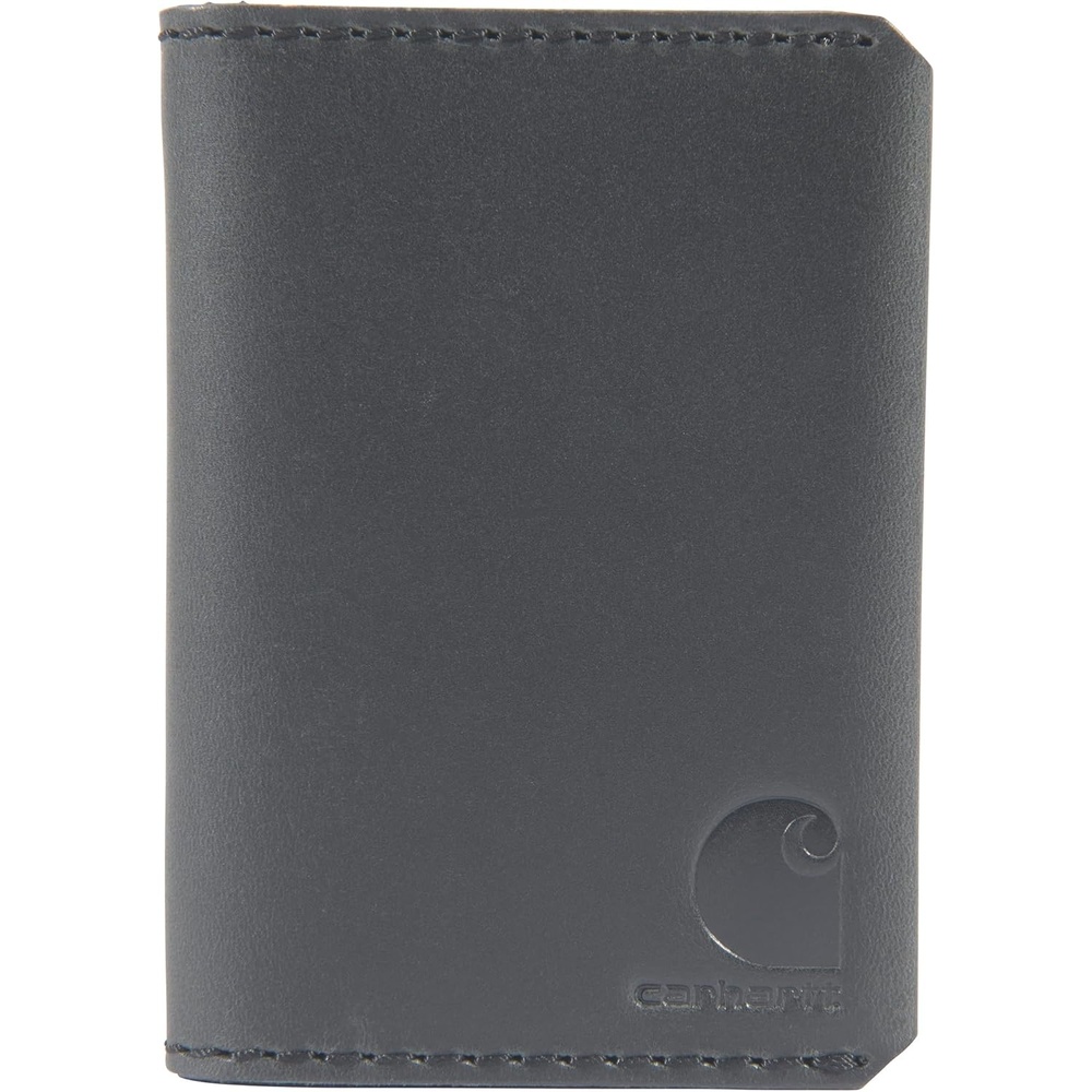 image:imageCarhartt Mens Craftsman Leather Wallets Available in Multiple Styles and Colors Brown Front PocketBlack Front Pocket Bifold