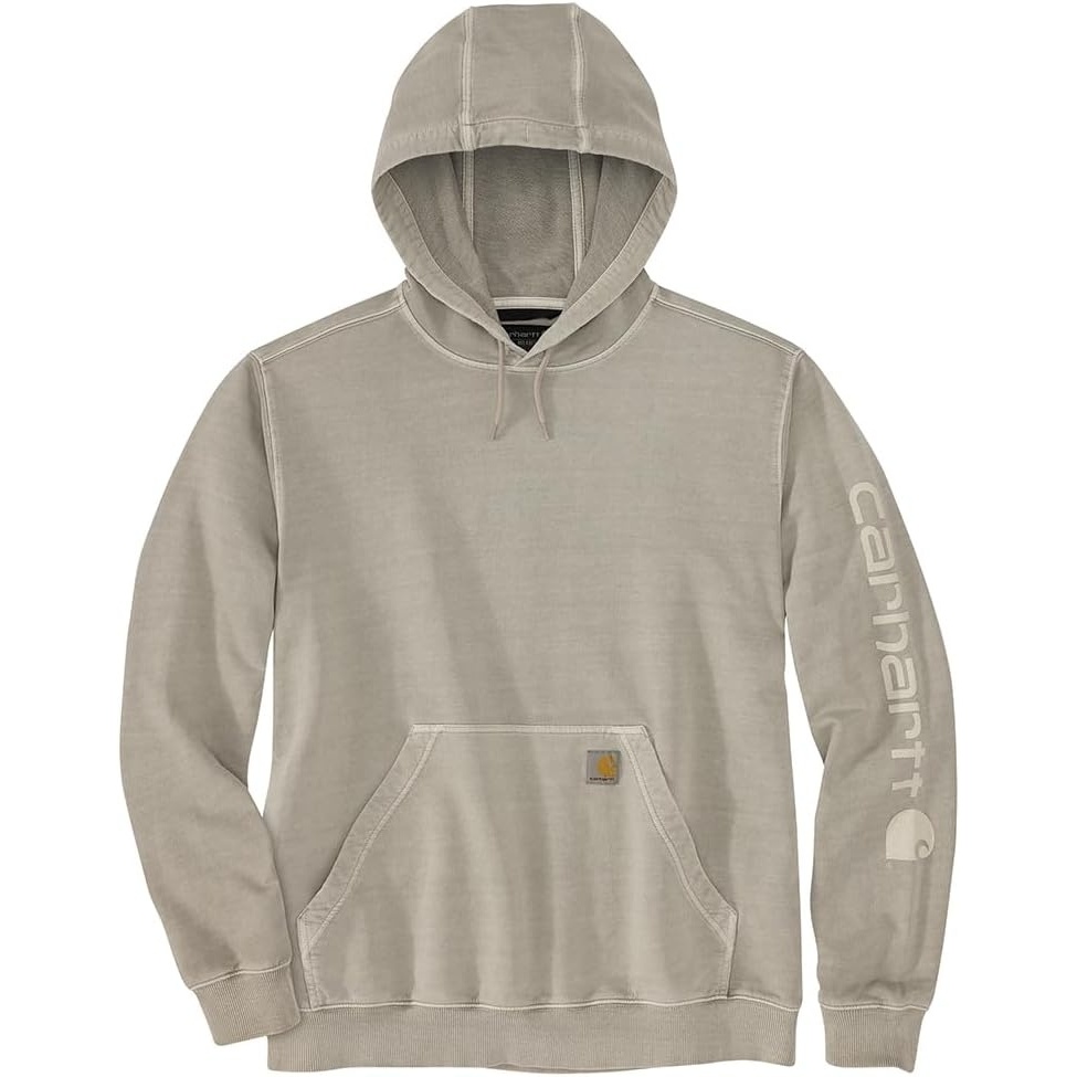 image:imageCarhartt Mens Durham Garment Dyed Logo SweatshirtGreige