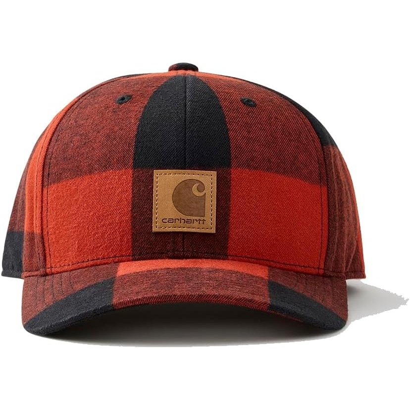 image:imageCarhartt Mens Flannel CapSpice Red
