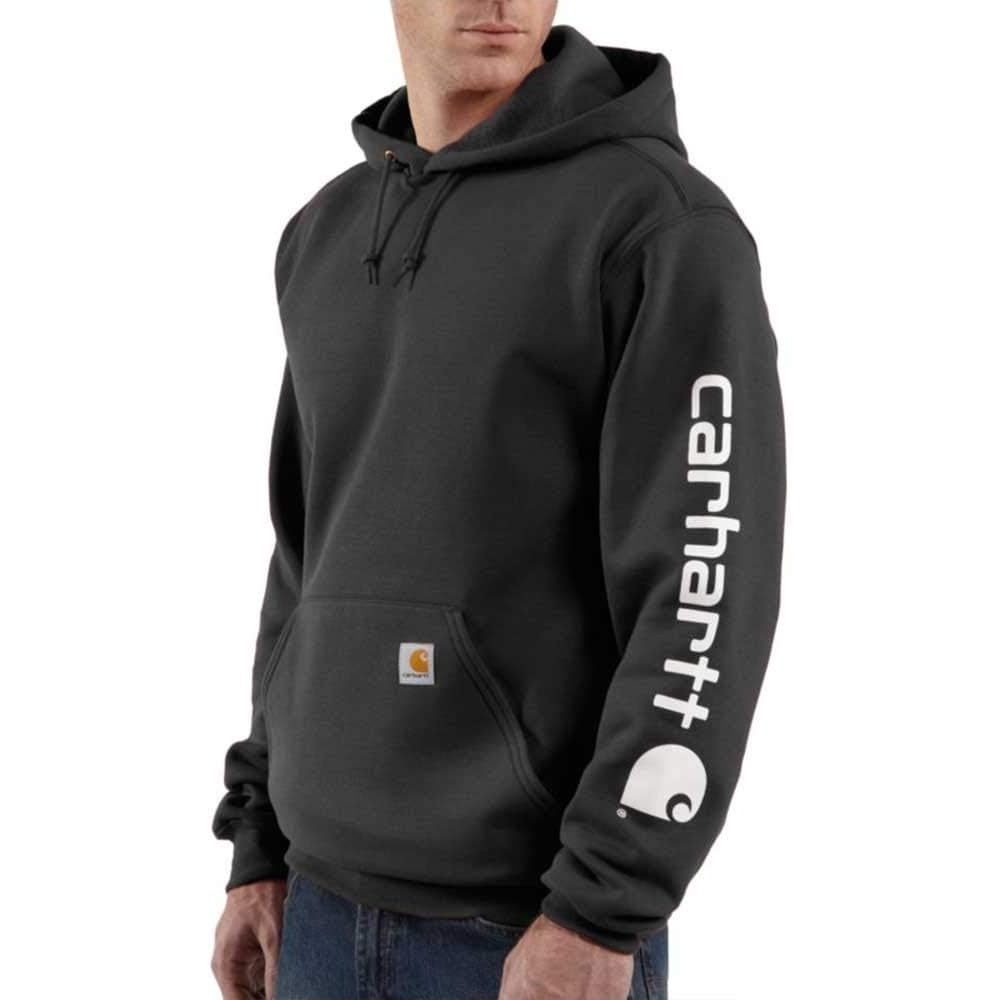 image:imageCarhartt Mens Iconic K288 Logo Sweatshirt CloseoutBlack