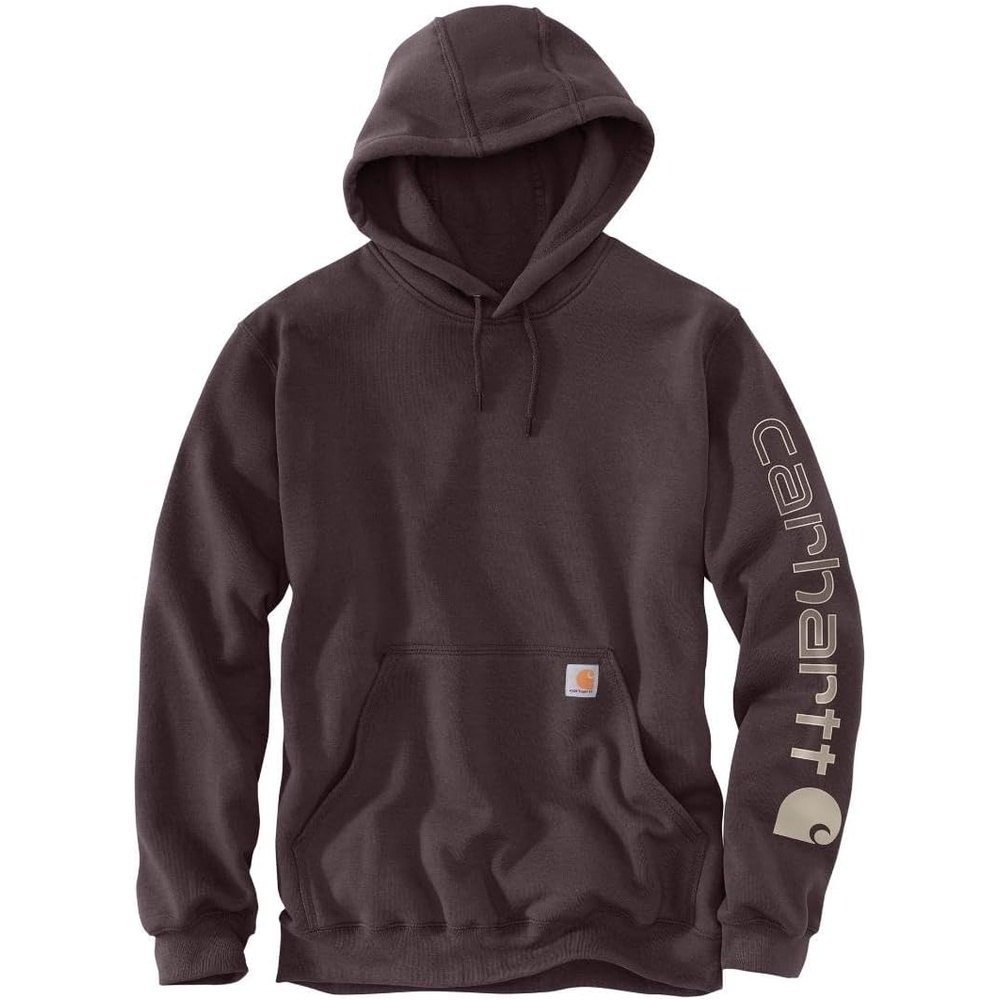 image:imageCarhartt Mens Iconic K288 Logo Sweatshirt CloseoutDark Sepia