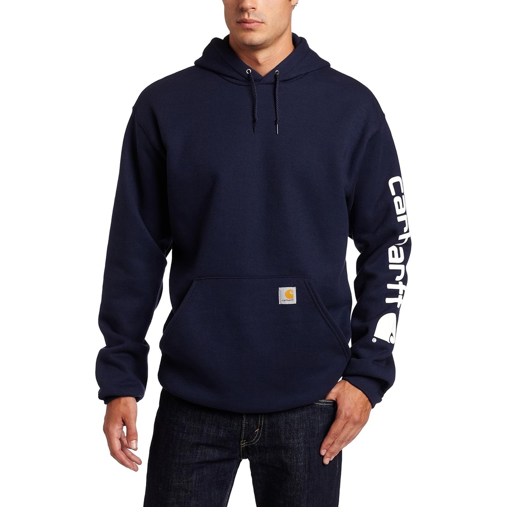 image:imageCarhartt Mens Iconic K288 Logo Sweatshirt CloseoutNavy