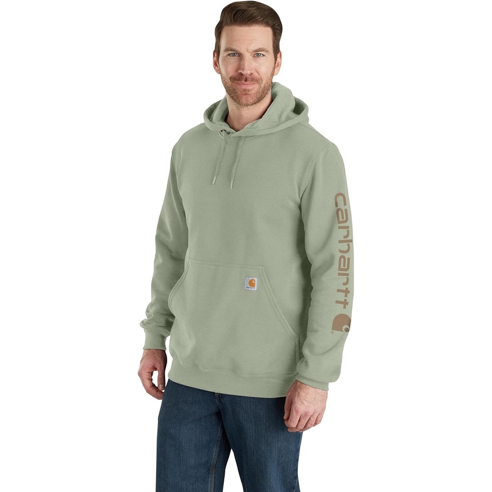image:imageCarhartt Mens Iconic K288 Logo Sweatshirt CloseoutSage