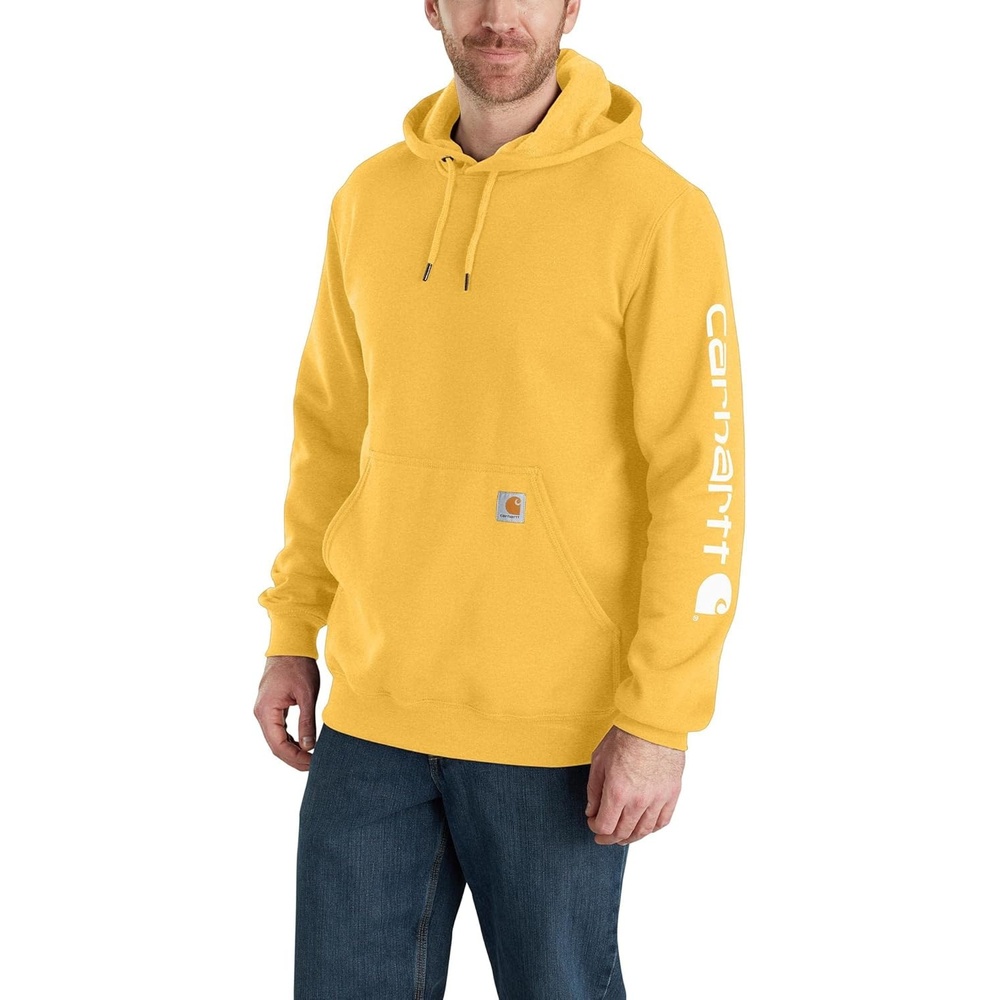 image:imageCarhartt Mens Iconic K288 Logo Sweatshirt CloseoutSundance Heather