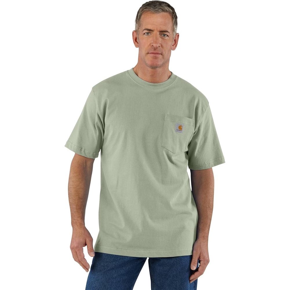 image:imageCarhartt Mens Iconic K87 Pocket TShirt CloseoutSage