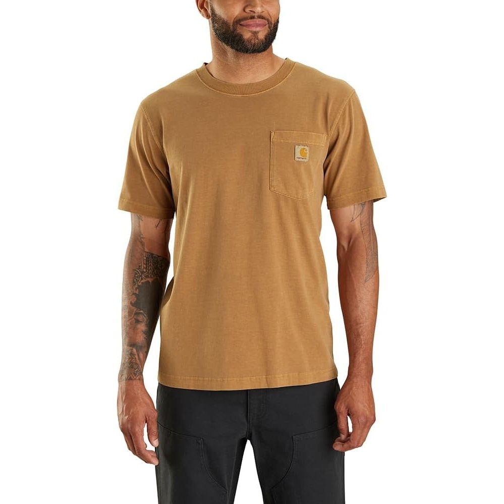 image:imageCarhartt Mens Irvine Relaxed Garment Dyed TShirtCarhartt Brown